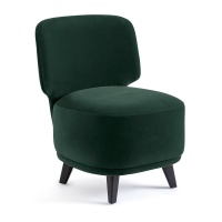 Кресло Из велюра Odalie размер L дизайн Э Галлины единый размер зеленый AM.PM  фото, kupilegko.ru